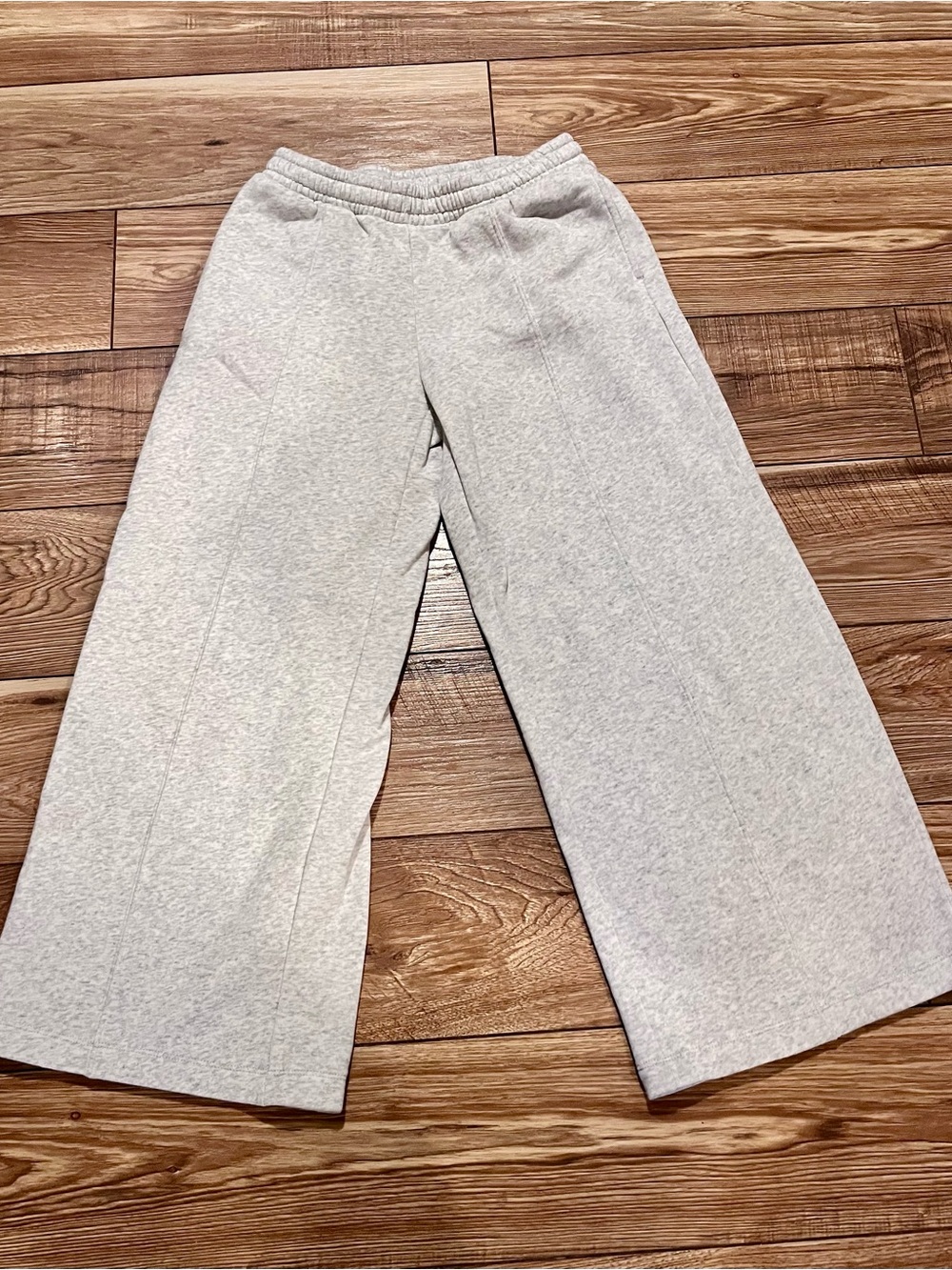 art class Light Gray Wide Leg Sweatpants for Girls
